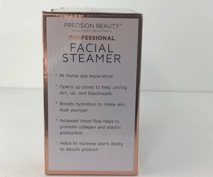 NEW Precision Beauty Professional Facial Steamer Sealed Skin Care Solutions