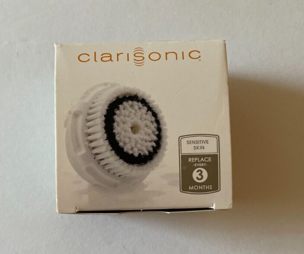 3 Pieces Clarisonic Sensitive Skin Head Replacement Brush Head with Original Box