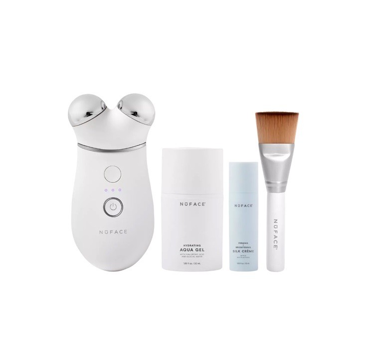 NuFace Trinity+ Smart Microcurrent Facial Toning Starter Kit