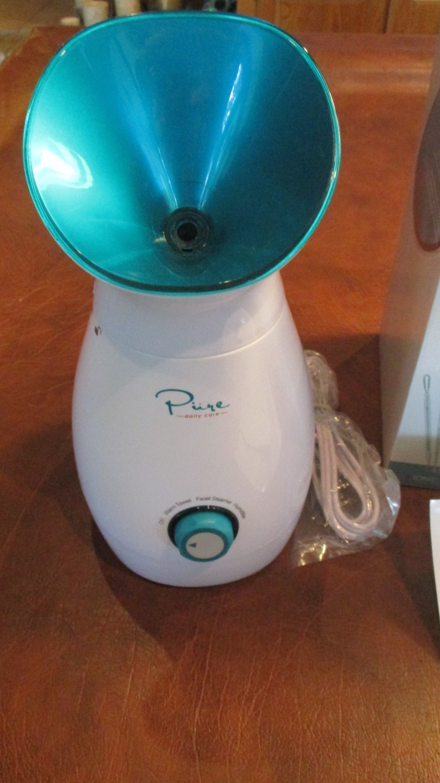 Pure Daily Care NanoSteamer Large 3-in-1 Nano Ionic Facial Steamer New in Box