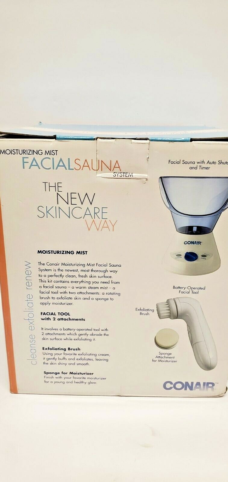 Brand New Conair Moisturizing Mist Facial Sauna System ~ MDF2R