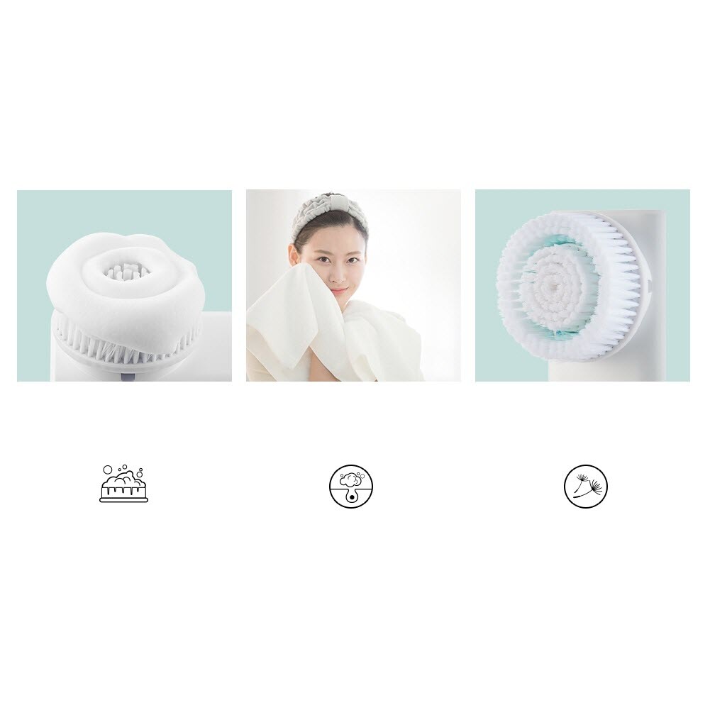 Vanav Bubble Pop Cleanser Deep Cleansing Skin Fresh Bright Dual Brush Bubble