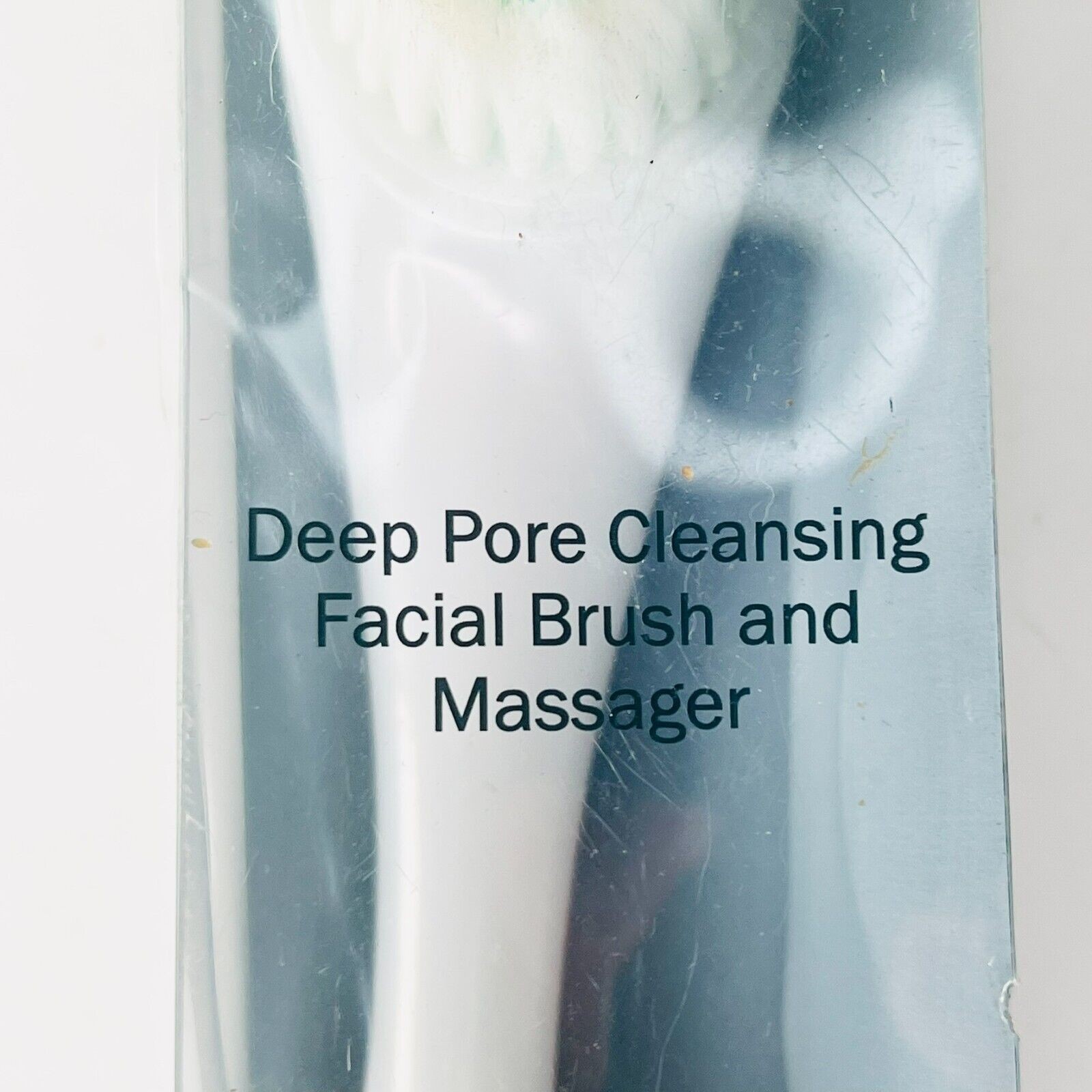 Spa For You Deep Pore Cleansing Facial Brush + Massager Pores MakeUp White NIB