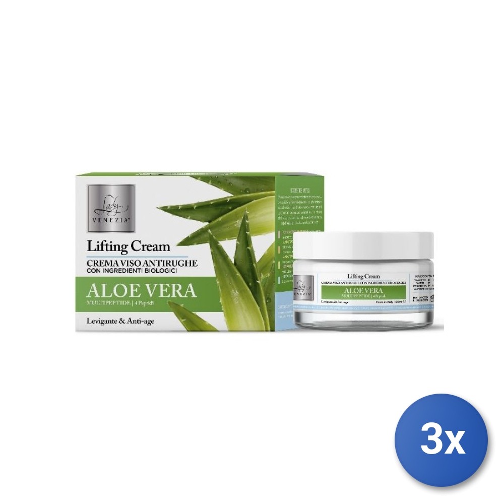 3X Lady Venezia Face 50 Ml. Anti-Wrinkle Aloe Vera