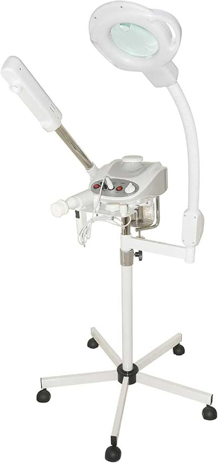 – 3-In-1 Ozone Facial Steamer, Facial Steamer for Esthetician with 5X Diopter Ma