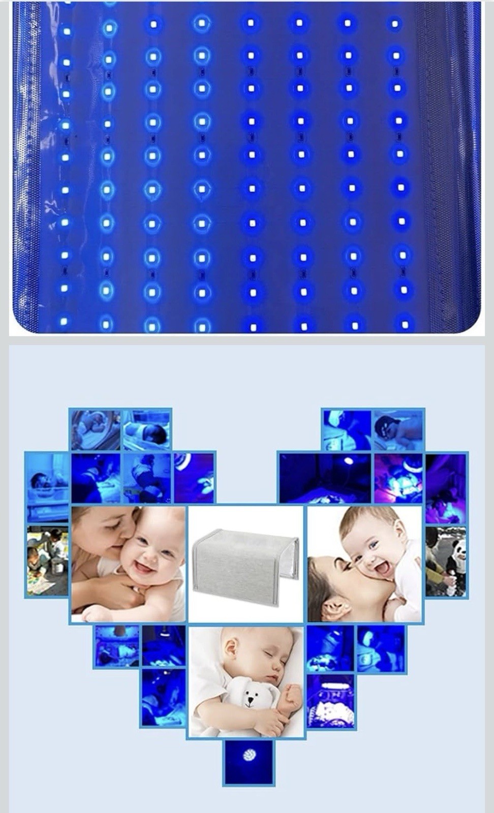 New Family Pediatric Neonatal Baby Jaundice Therapy 450nm LED Blue Light Box