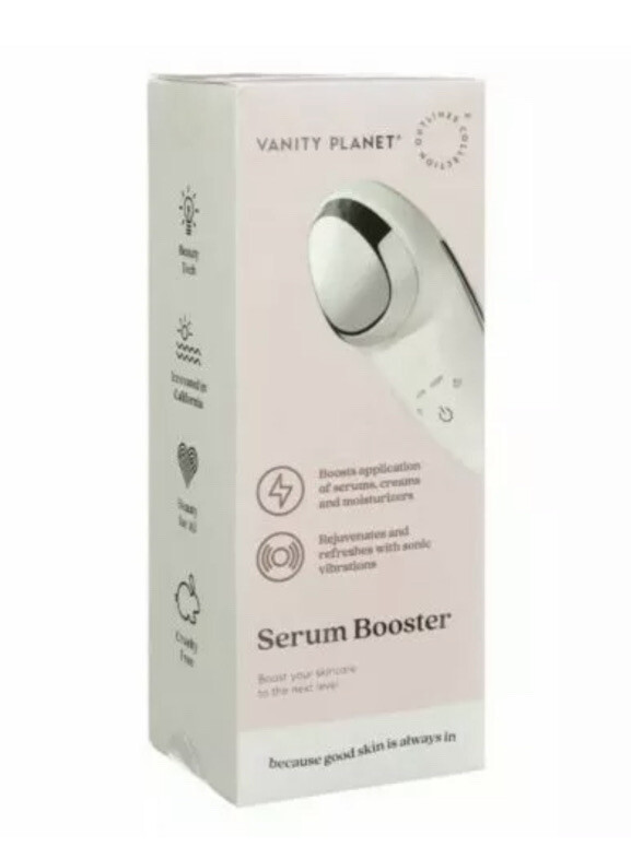 Serum Booster by Vanity Planet Rejuvenates & Refreshes w/ Sonic Vibrations NIB