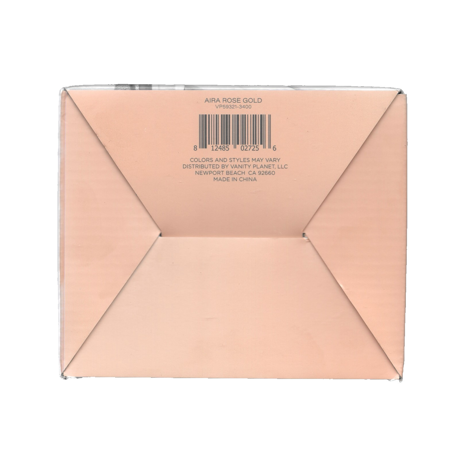 Vanity Planet AIRA Ionic Facial Steamer Rose Gold Nano Steam Deep Pore Clean