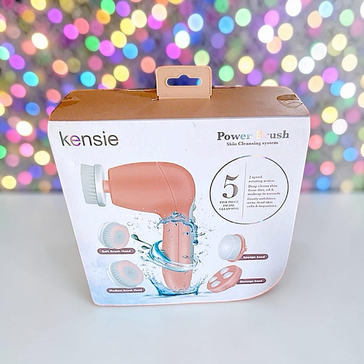 Kensie Beauty – Power Brush Set in CORAL RV $49.99 Brand New in Box