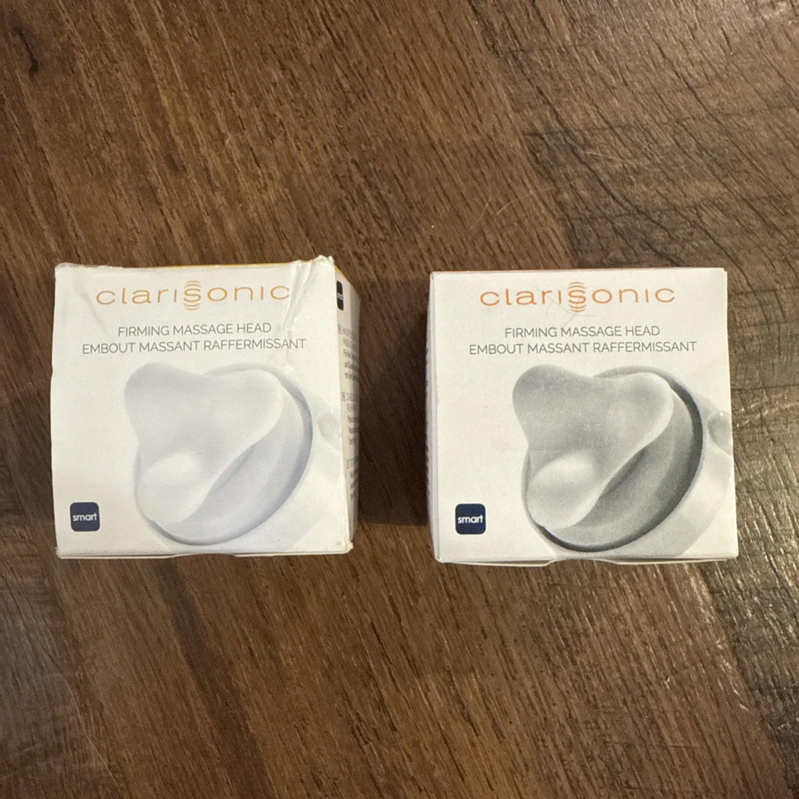 2 pack Clarisonic Firming Massage Head Replacement New NIB! RARE Smart Profile