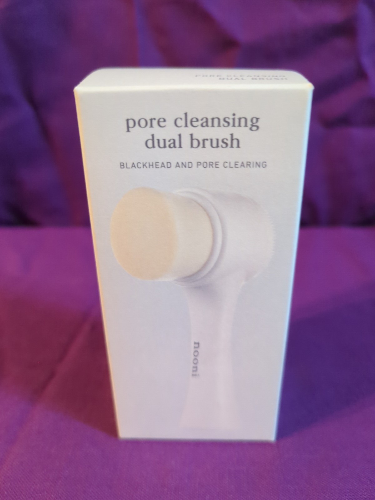 Nooni Pore Cleansing Dual-Sided Manual Facial Cleansing Brush