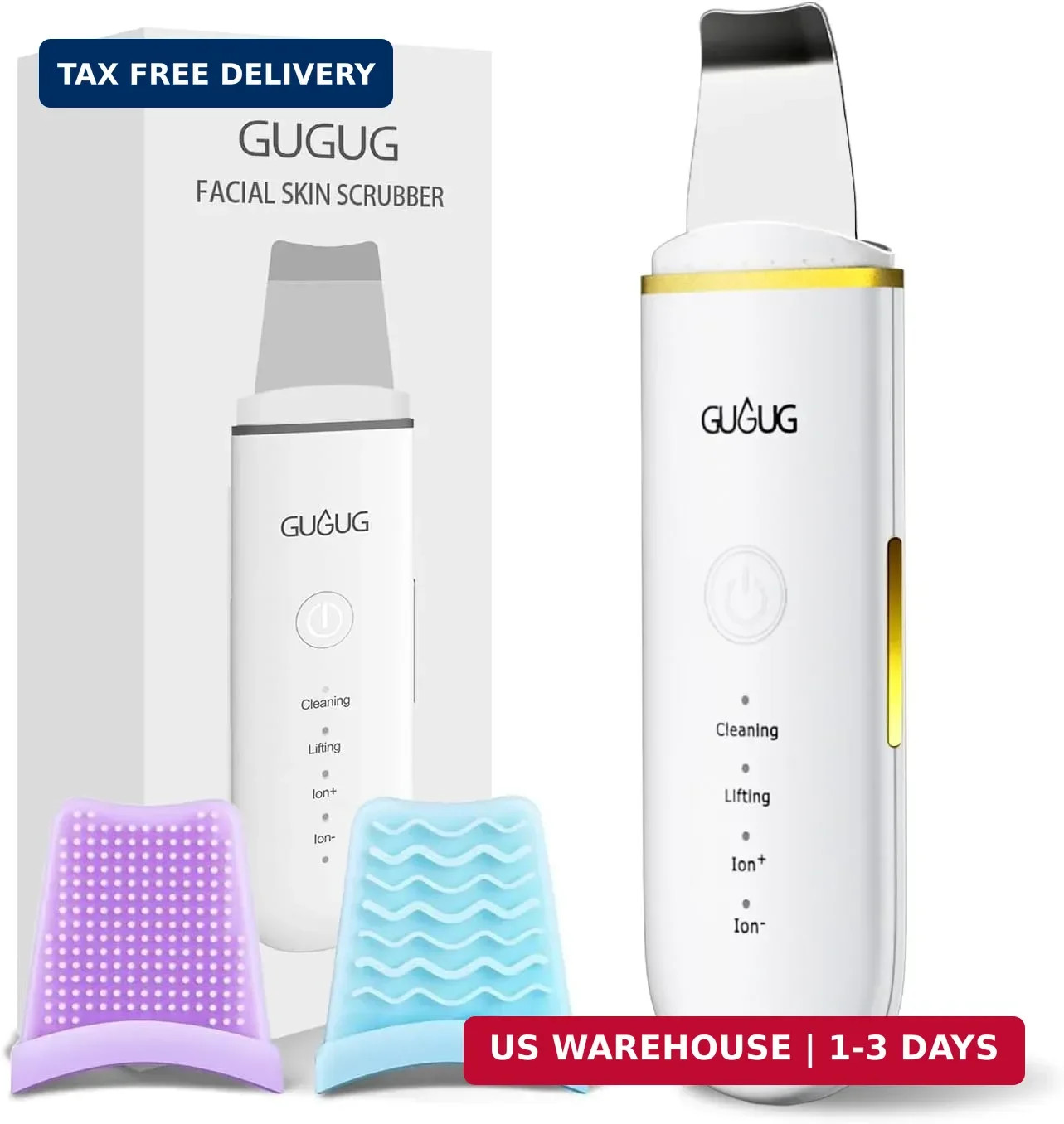 GUGUG Skin Scrubber Face Spatula Skin Spatula Pore Cleaner Blackhead Remover Too