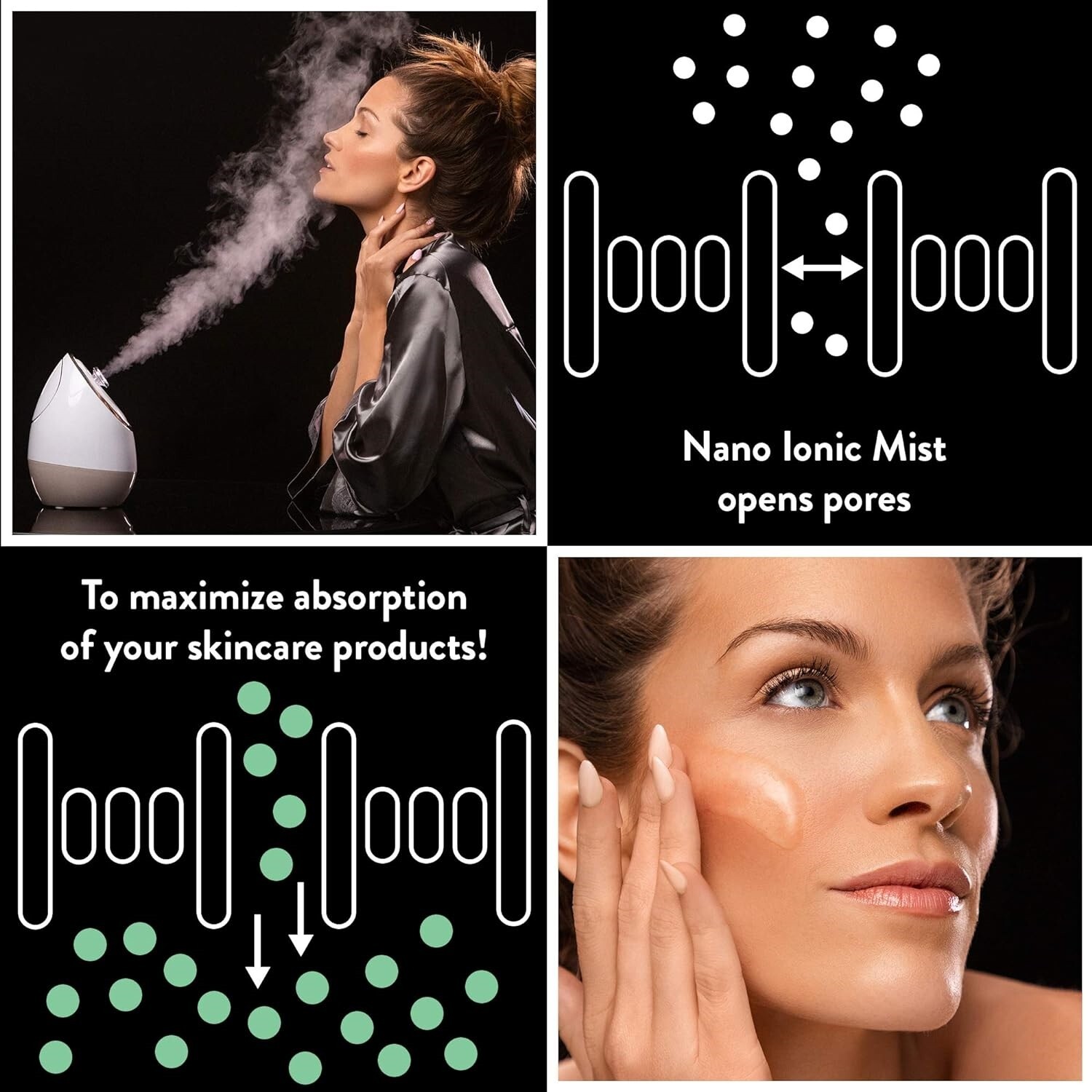 Vaporizador Facial Profesional Niebla Caliente Hidratante Hogar Sauna SPA NUEVO.