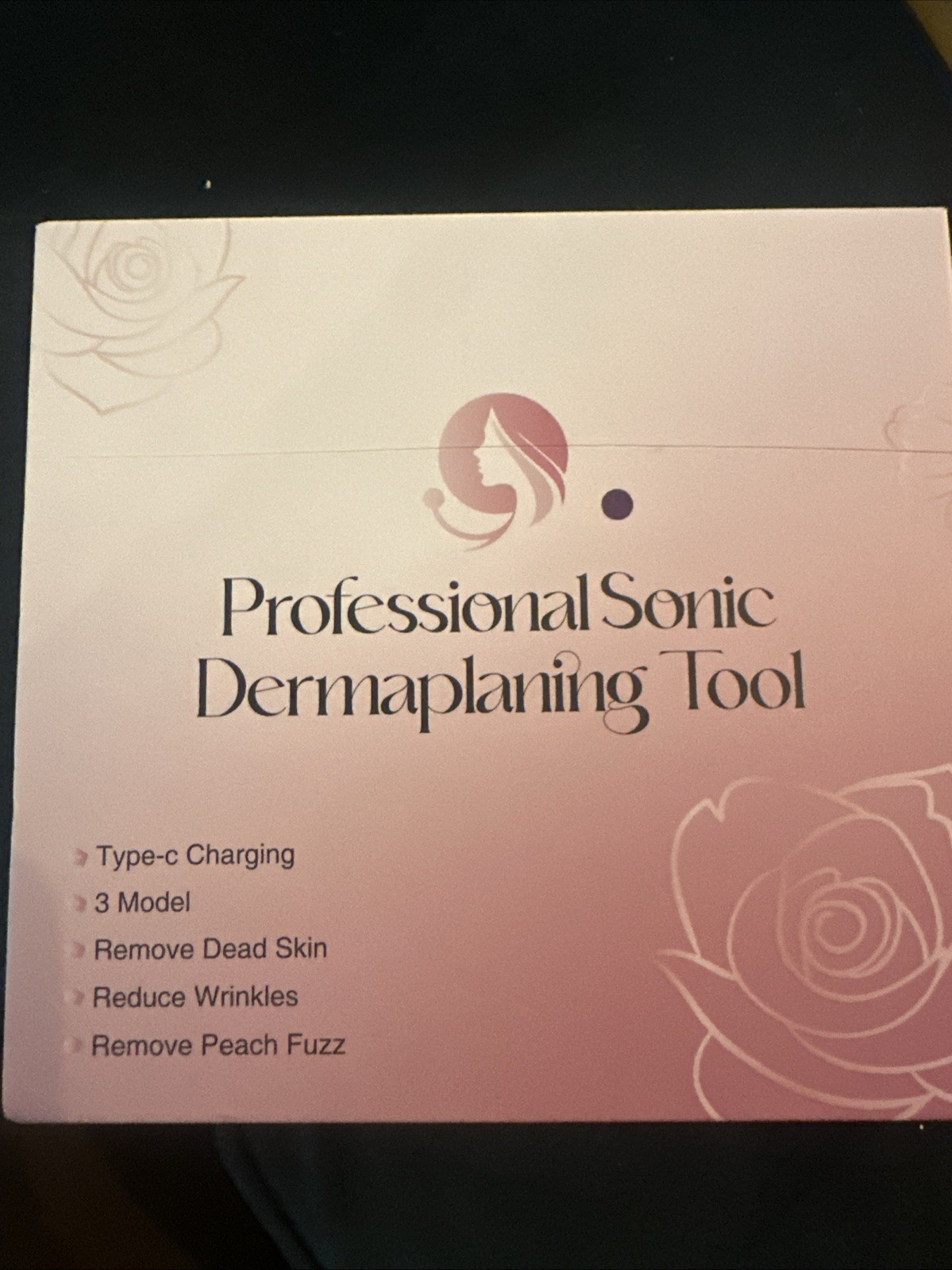 Professional Sonic Dermaplaning Tool Type-C Charging 3 Speeds Purple!!