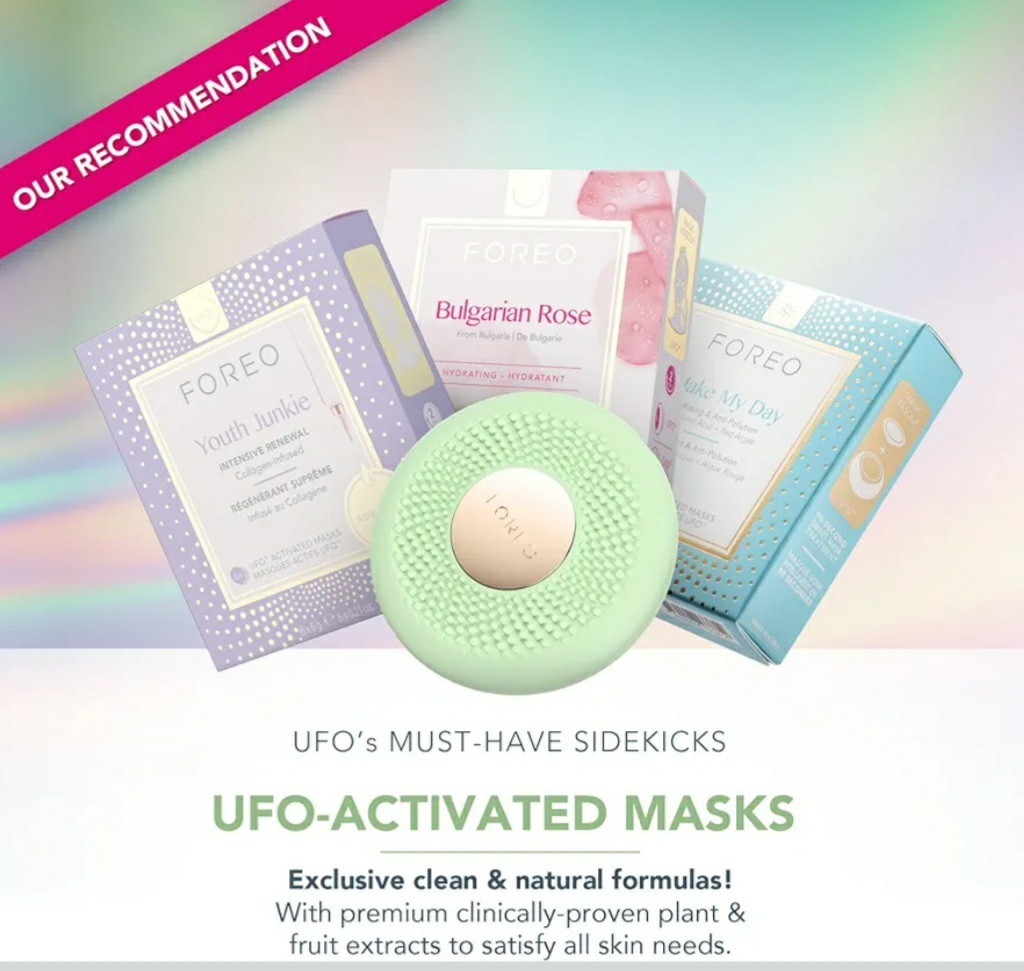 *NEW-FACTORYSEALED* Authentic FOREO UFO 3 go (Pistachio) US Release