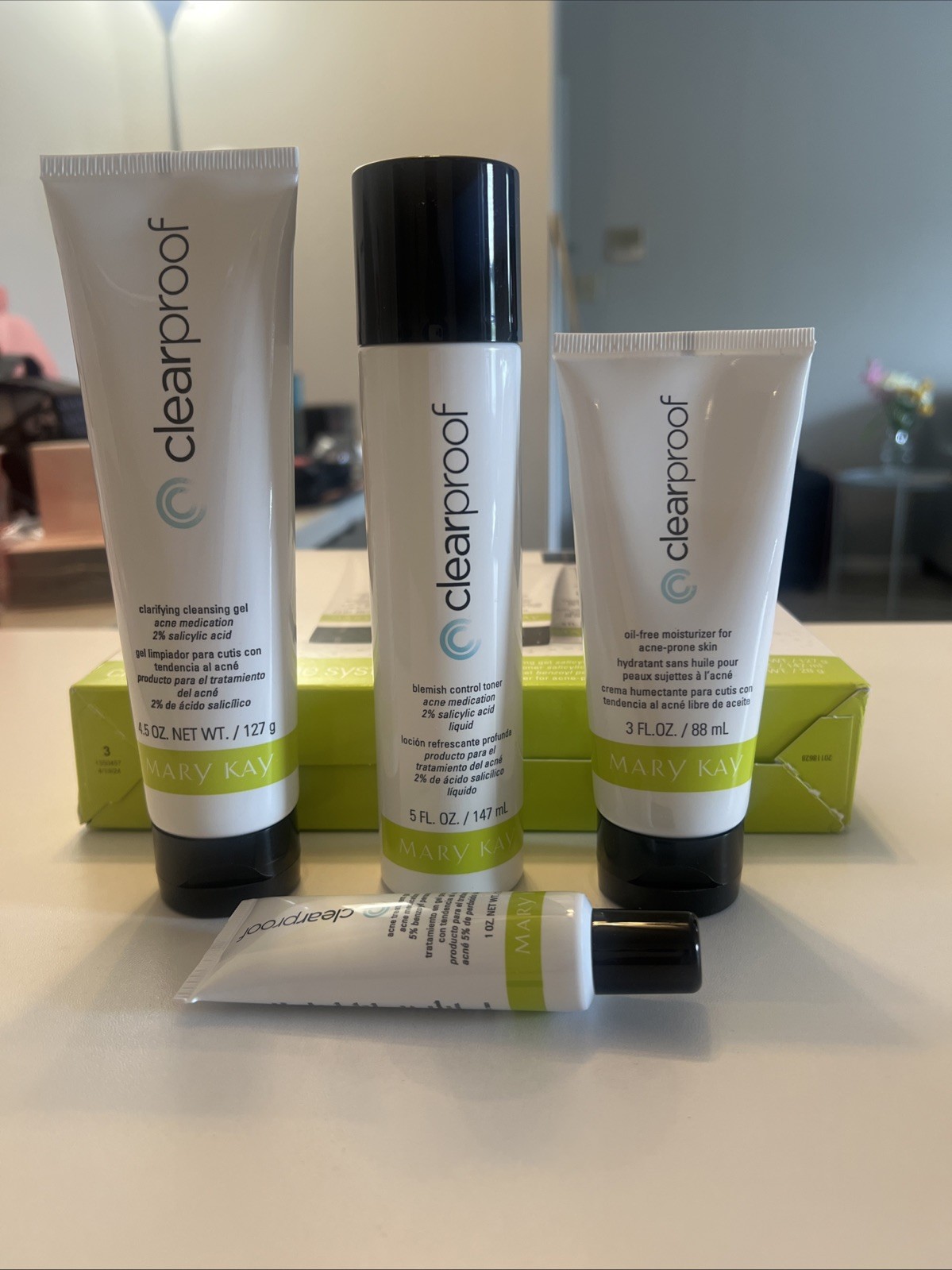 Set of Acné Clear Proof Mary Kay Skin Care Products New