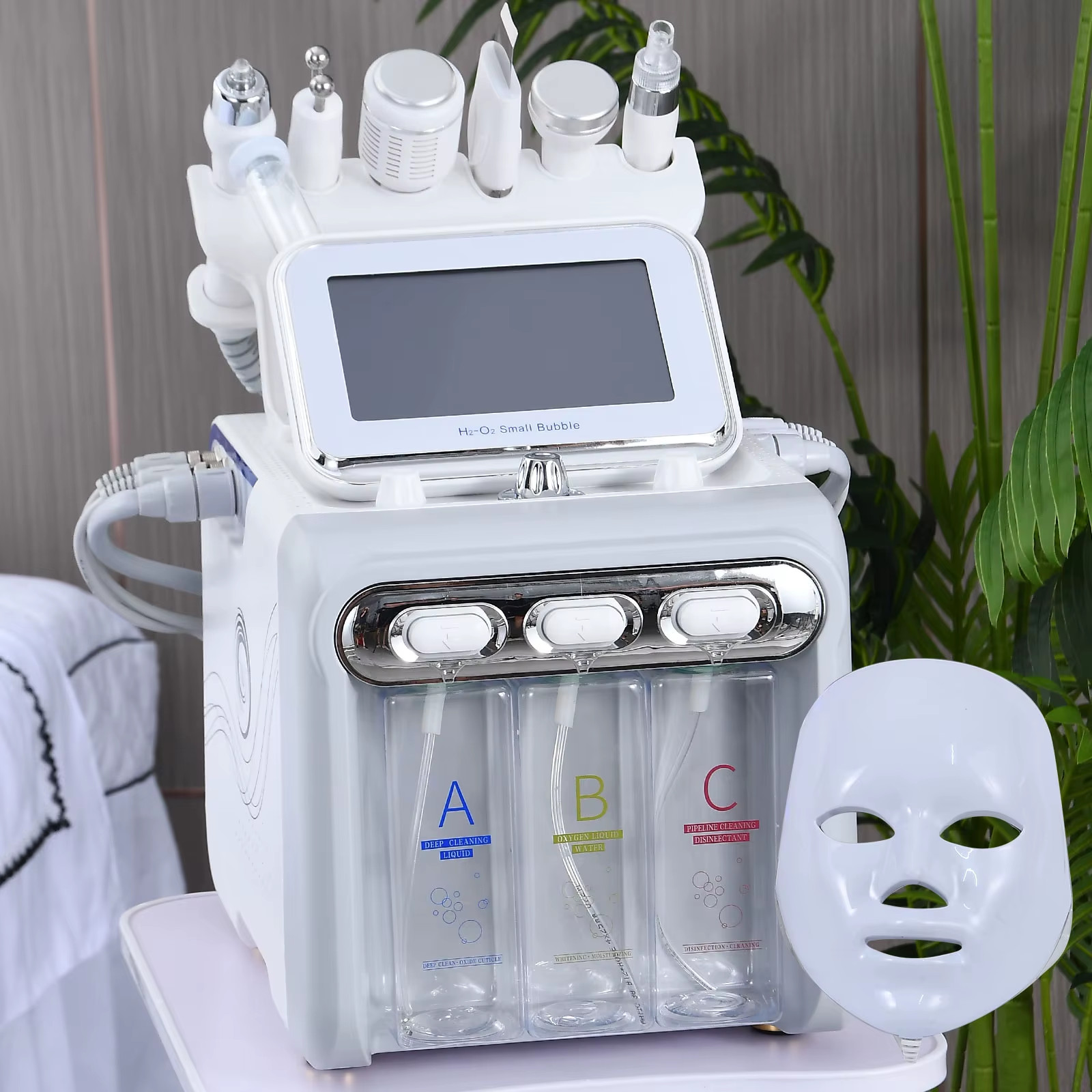 7 in 1 H2O2 Beauty Skin Cleansing Hydrofacial Machine Facial Machine Water Aqua