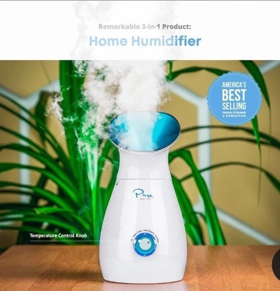 Pure Daily Care NanoSteamer Large 3-in-1 Nano Ionic Facial Steamer