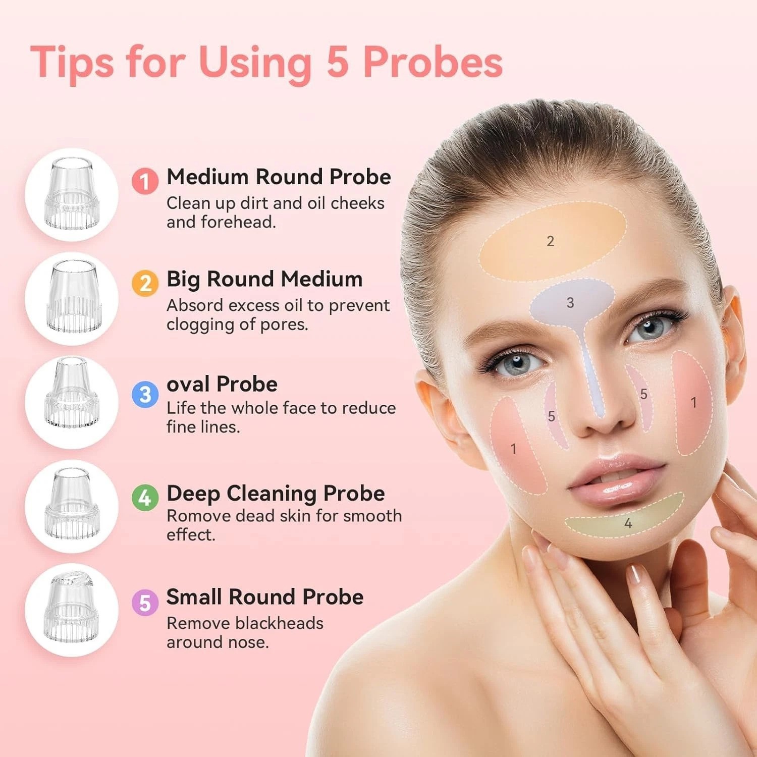 Blackhead Remover Pore Vacuum Upgraded Facial Pore Cleaner Electric Comedone …