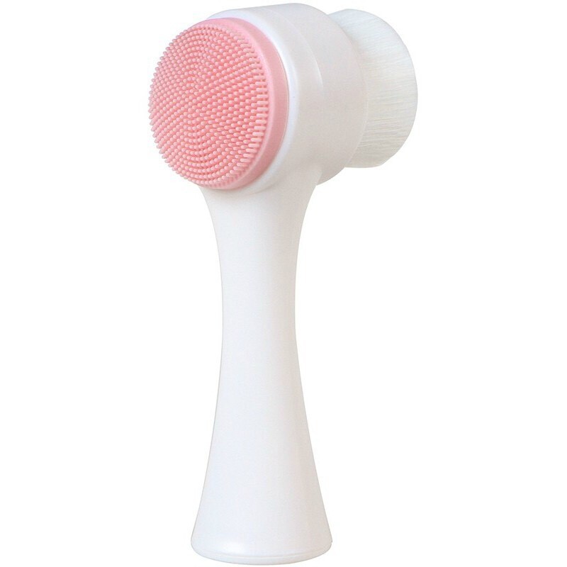 1/2PCS Face Brush Silica Gel Facial Brush Double Sided Facial Cleanser