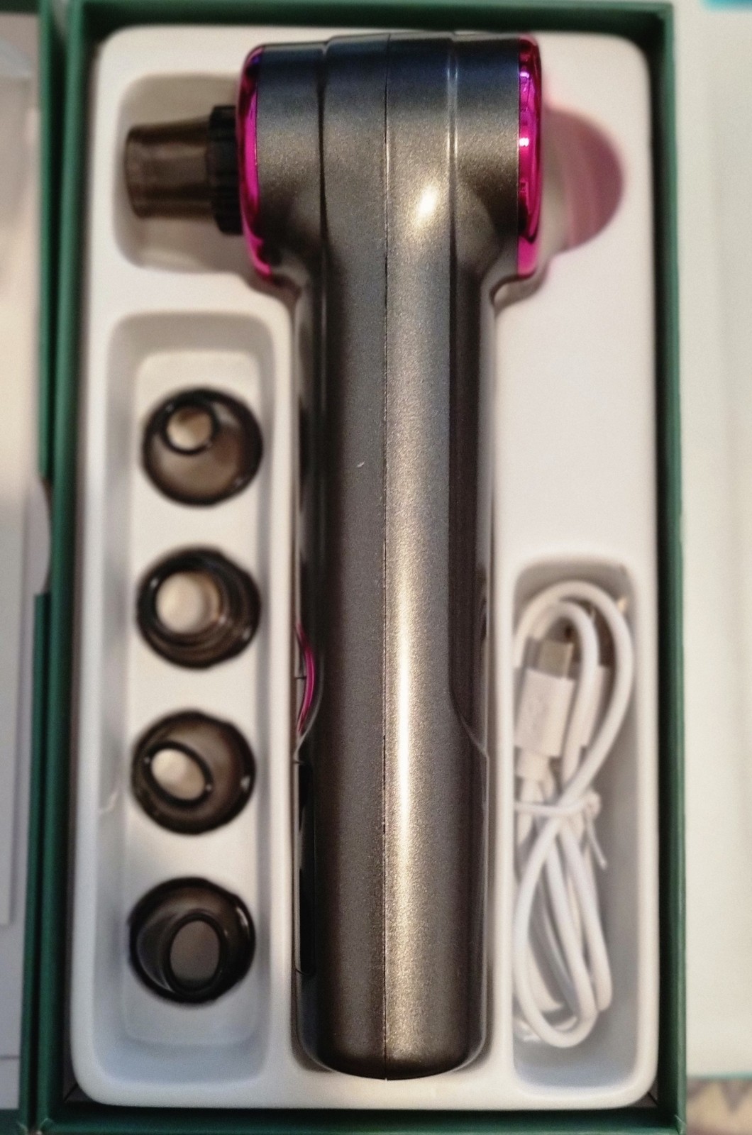 Blackhead Remover Pore Vacuum, Rechargeable Wireless USB, 3 Speeds, 5 Tips