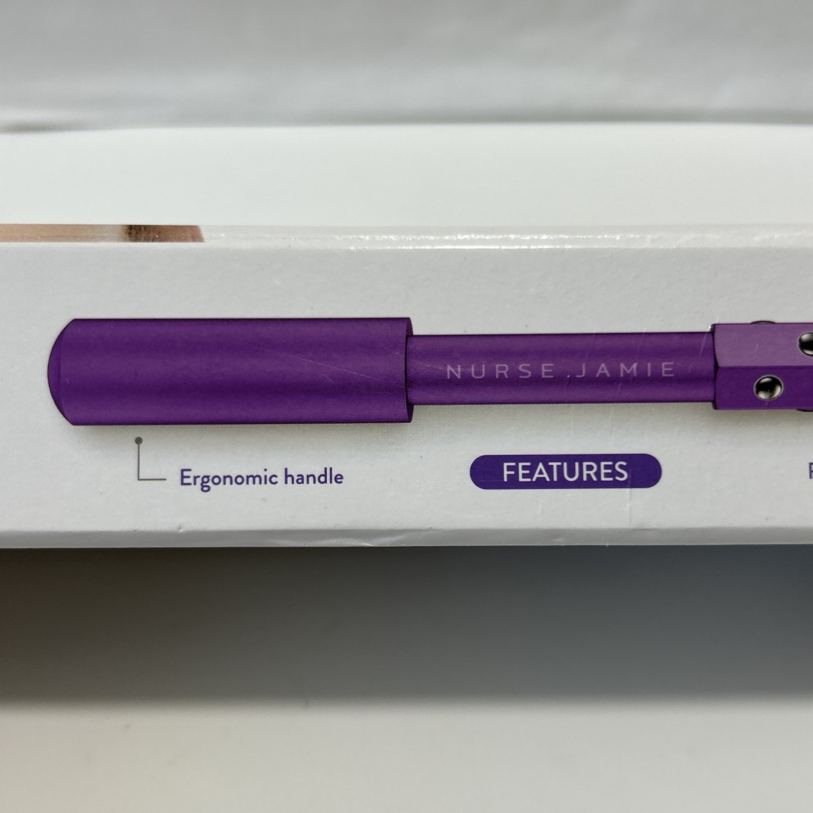 Nurse Jamie Uplift Massaging Beauty Roller “Purple” Uplift Tool 7-1/2” Aluminum