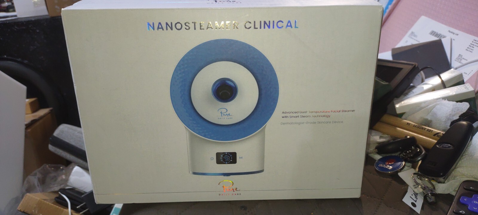 Nanosteamer Clinical 10-In-1 Smart Steam Dermatologist Grade Ionic Facial Steam