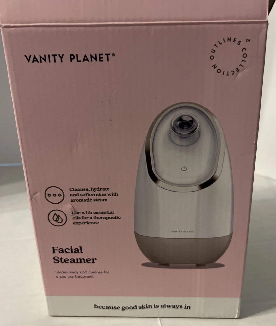 Vanity Planet Facial Steamer Cleanse Hydrate Softens Skin VNT06112