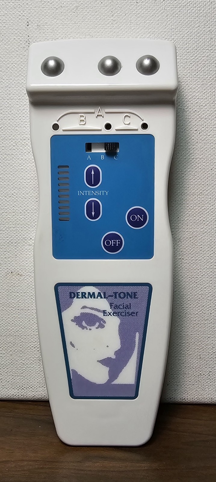 Genuine Original Dermal-Tone Facial Exerciser Treatment Tested NO AC ADAPTER