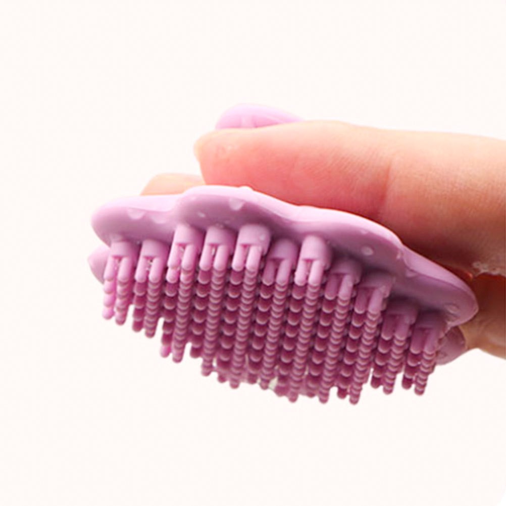 Silicone Facial Scrubber Portable Skin Cleansing Brush Face Cleaner