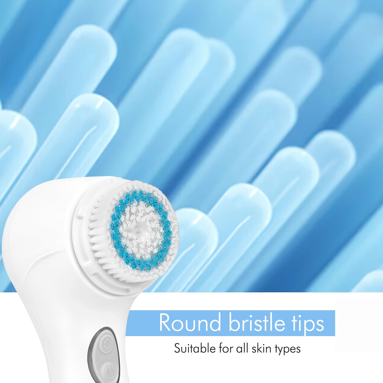 Microtree Electric Facial Cleansing Brush No Rotation Sonic Vibrating
