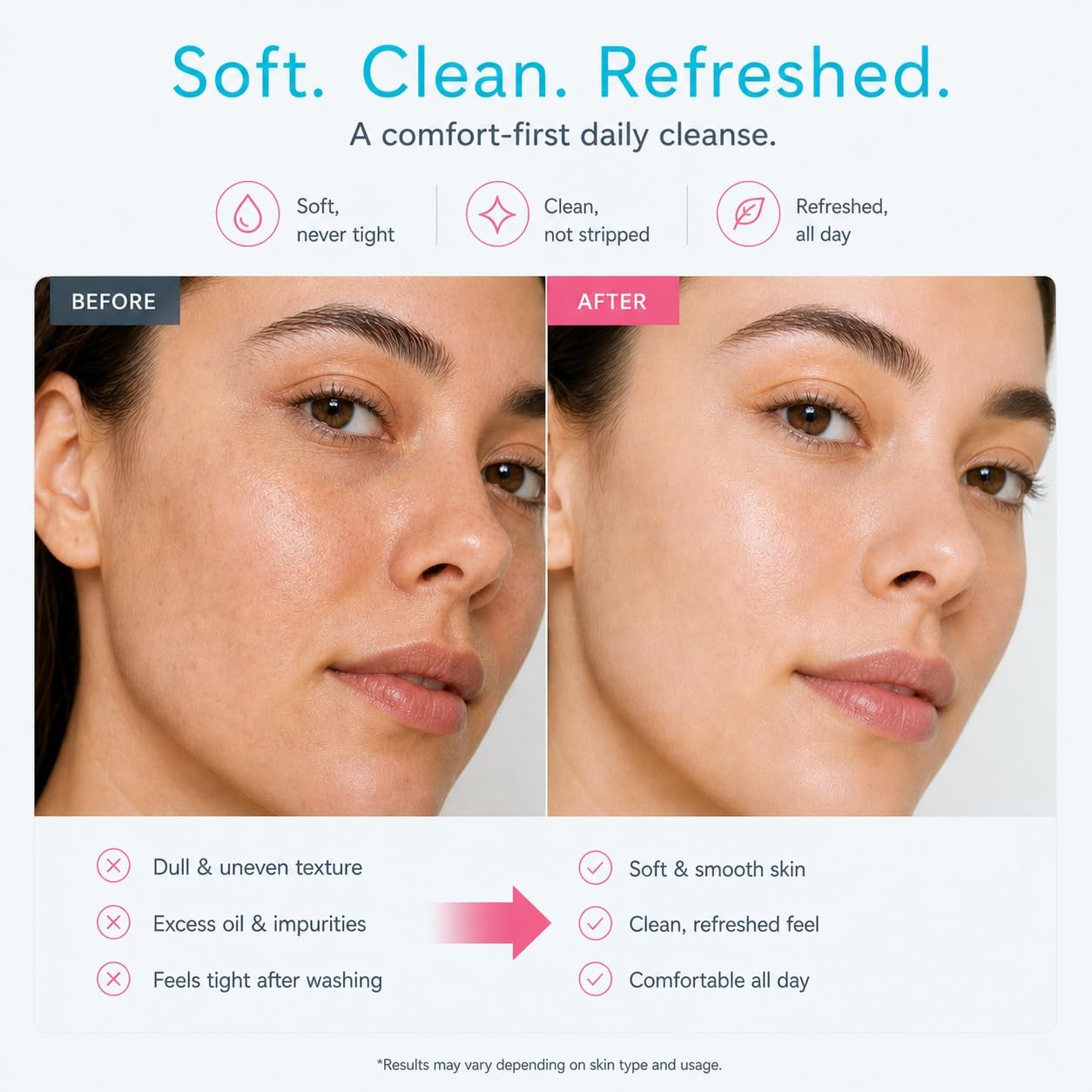 FelorShop Hydrating Facial Cleanser – 100g Face wash 3.53 Fl Oz (Pack of 1)