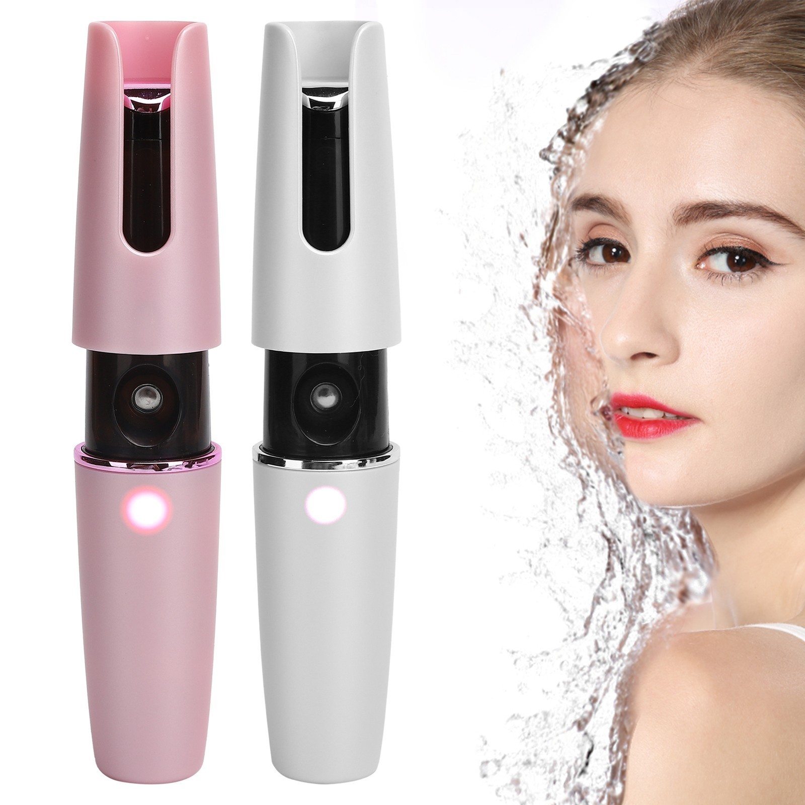 USB Charging Handheld Facial Mist Sprayer Portable Home Office Skin Moisturizing