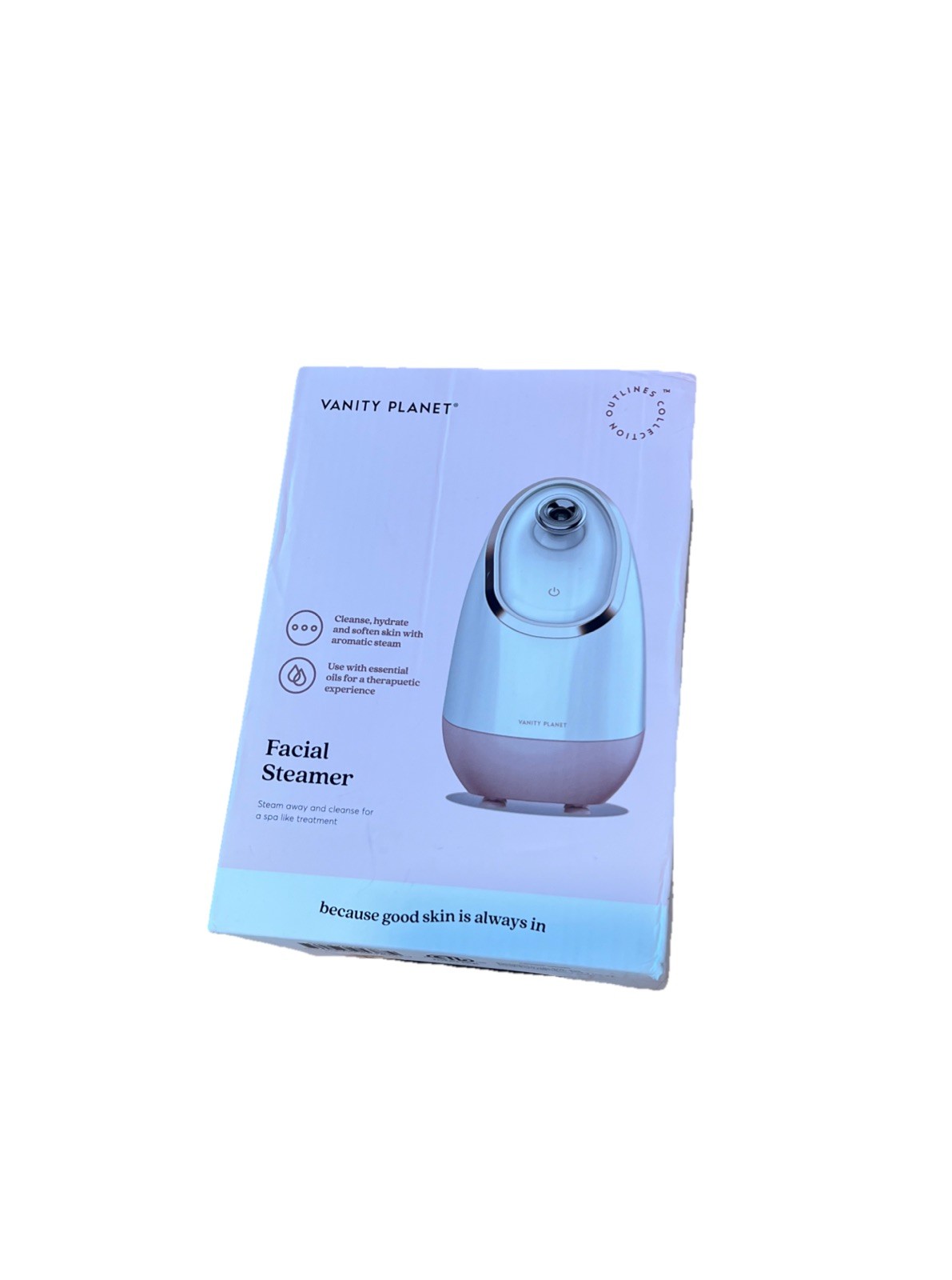 Vanity Planet Facial Steamer Cleanse Hydrate Softens Skin VNT06112