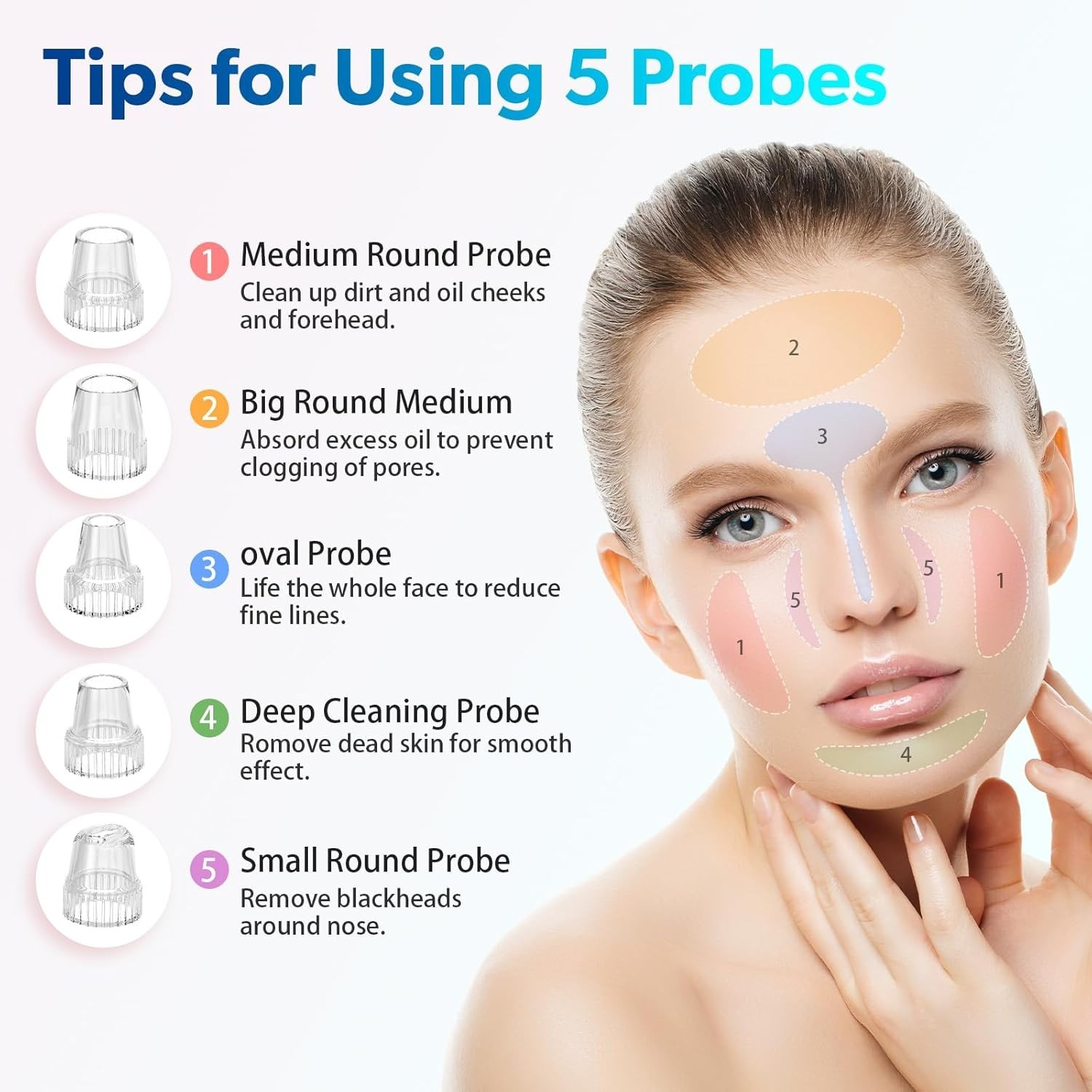 Blackhead Remover Pore Vacuum Upgraded Facial Pore Cleaner Electric Comedone …