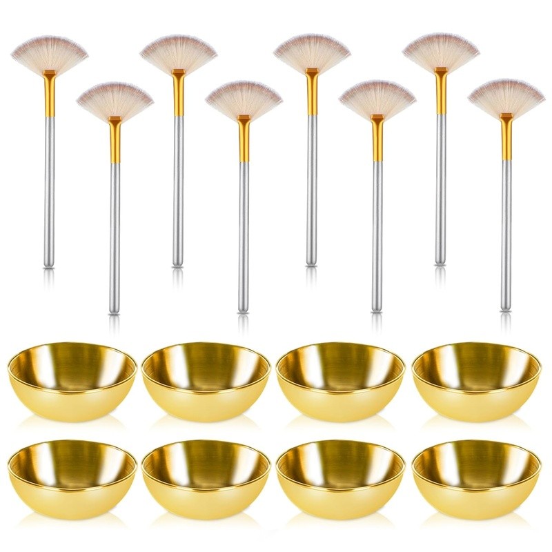 Beauty Tool Set 8 Piece Facial Bowl Brush Mixing Skincare Tools Spa Supplies New