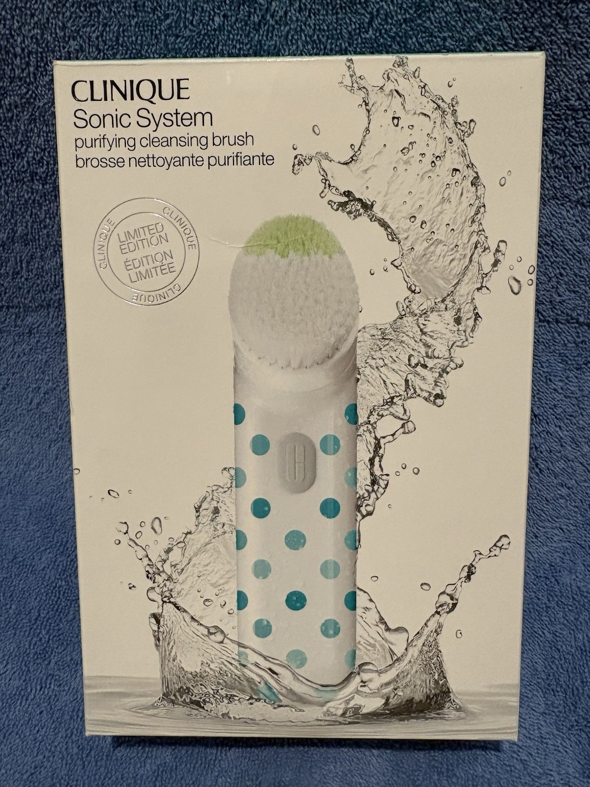 Clinique Sonic System Purifying Cleansing Brush In Original Box With Guide