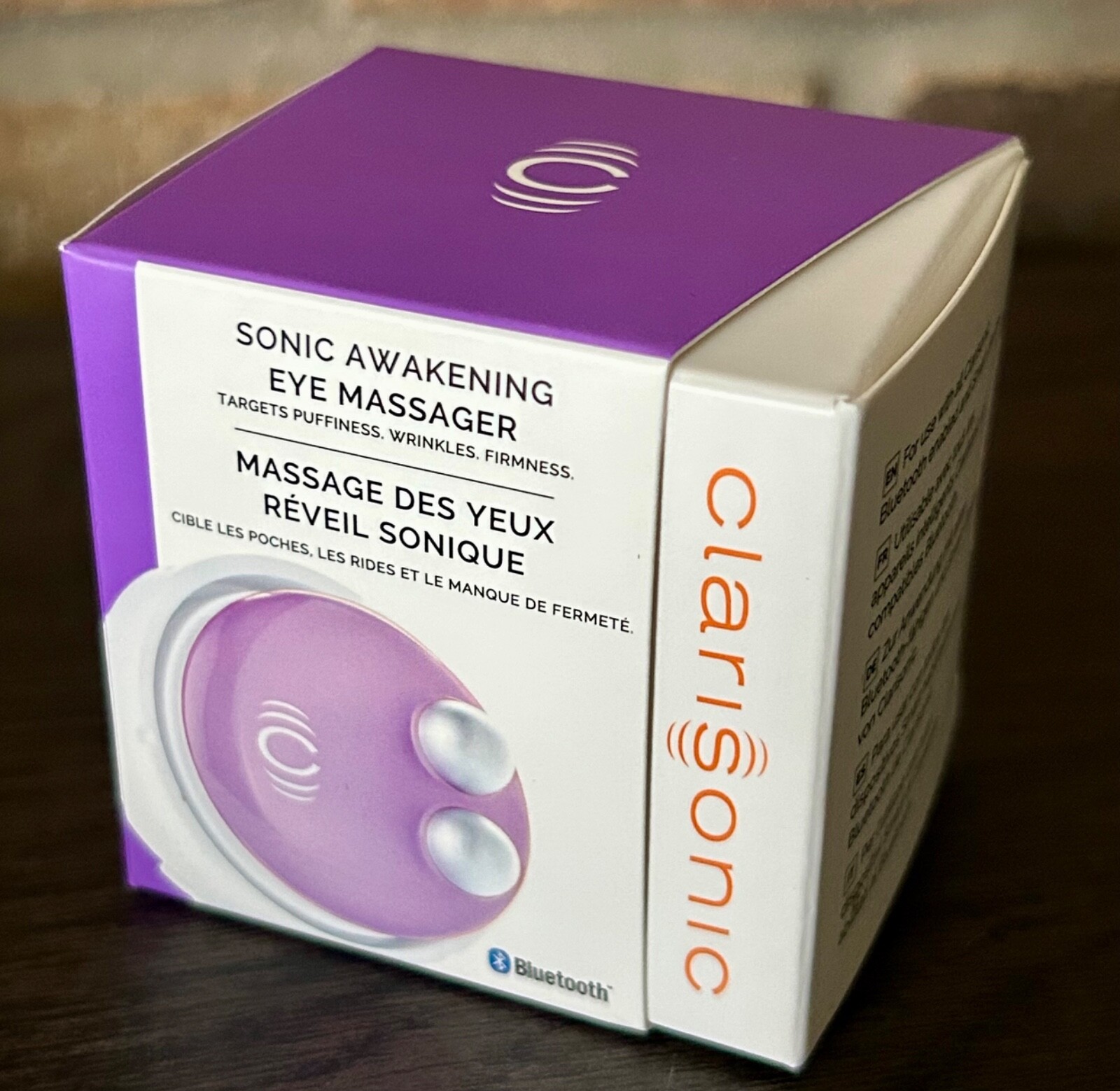 CLARISONIC SONIC AWAKENING EYE MASSAGER BLUETOOTH ENABLE HEAD REPLACEMENT NIB