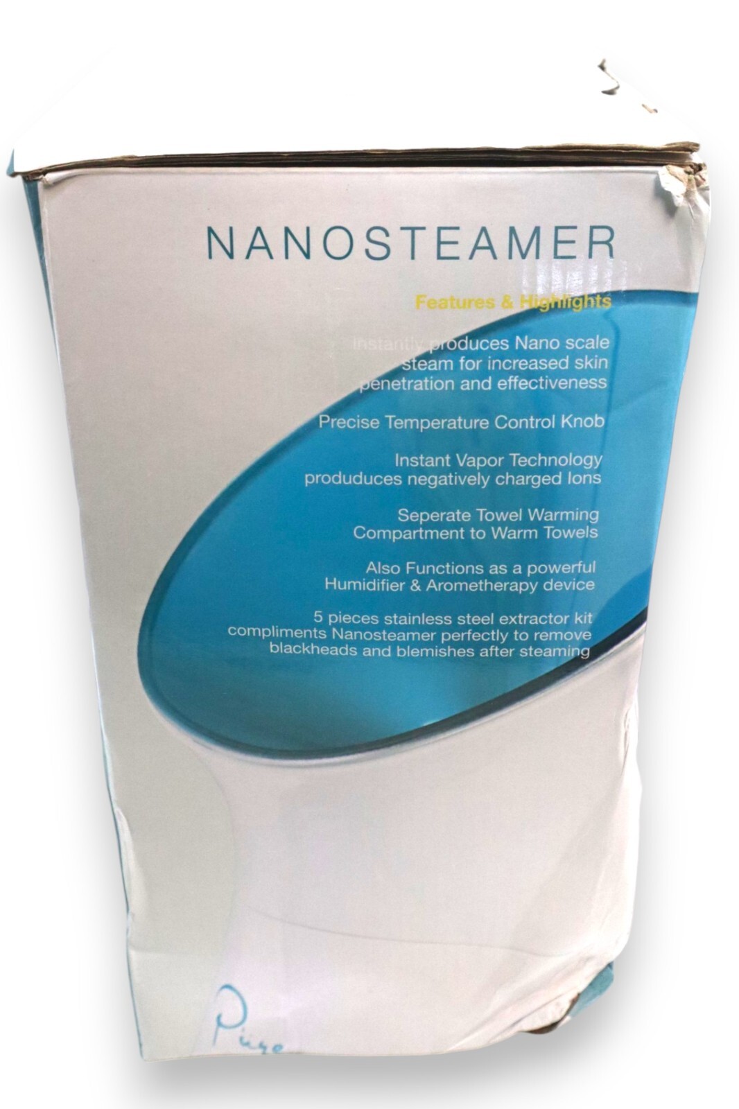 NanoSteamer PDC-4001 Large 3-in-1 Nano Ionic Facial Steamer