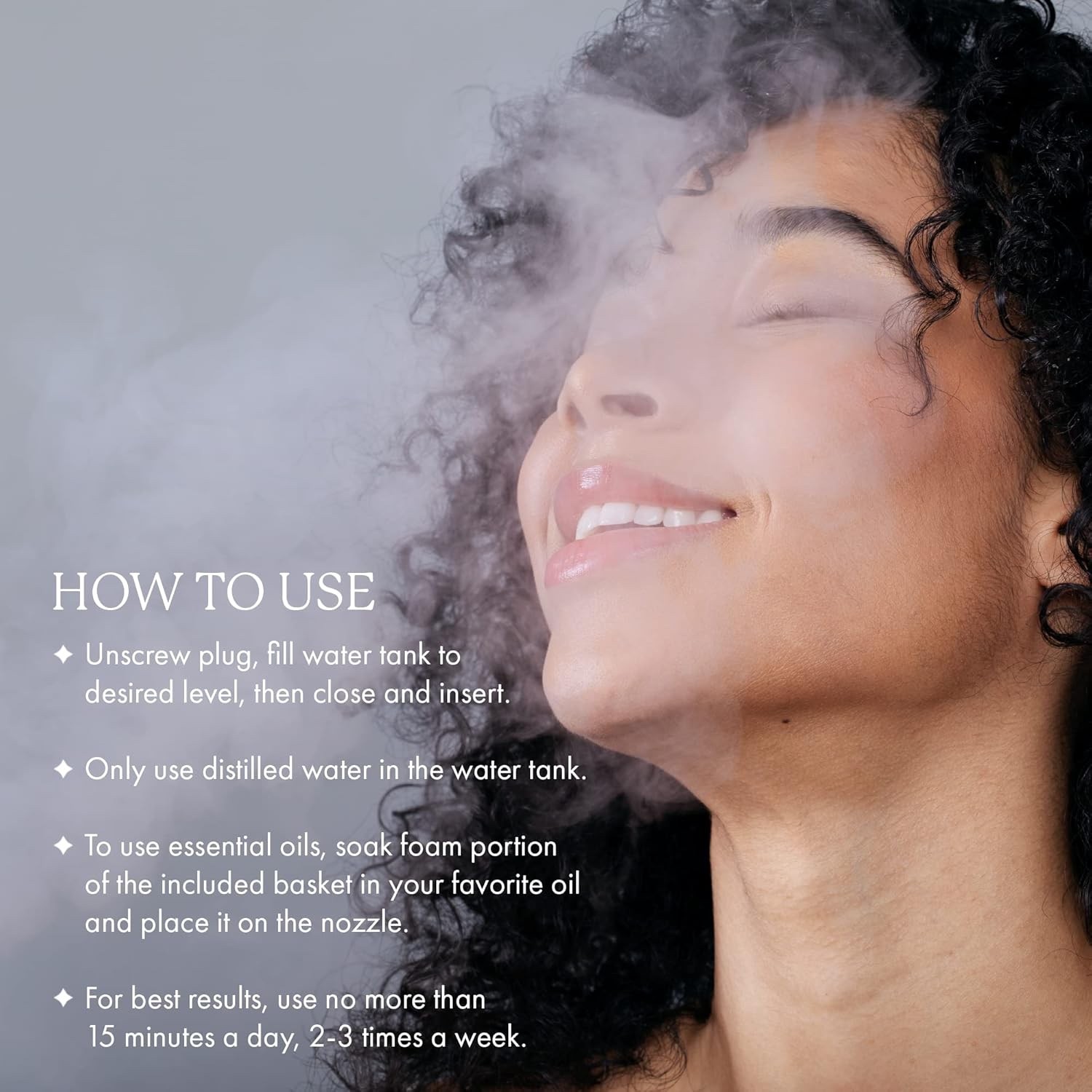 Vanity Planet Aira Vaporizador Facial Ionic – Spa Facial Hidratante con Acabado