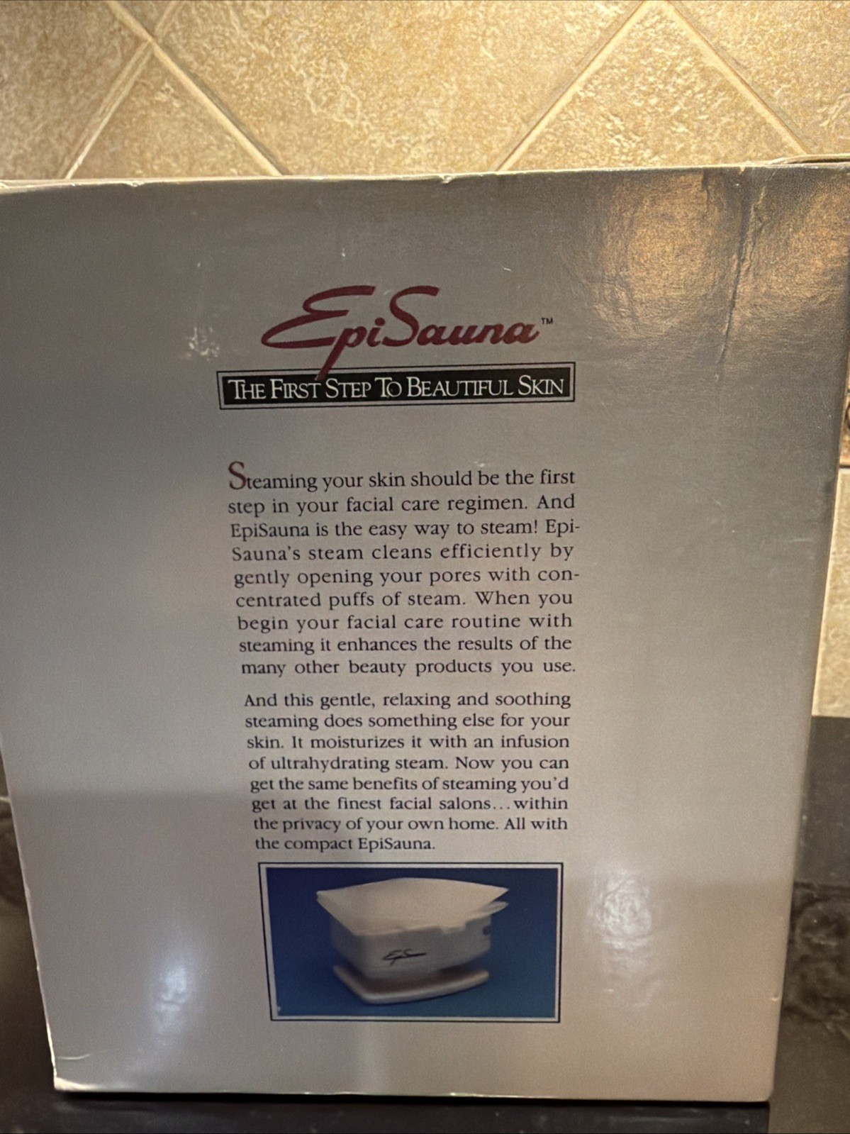 EpiSauna Salon Facial Steamer #711 At Home Skin Care VTG 1988 New In box