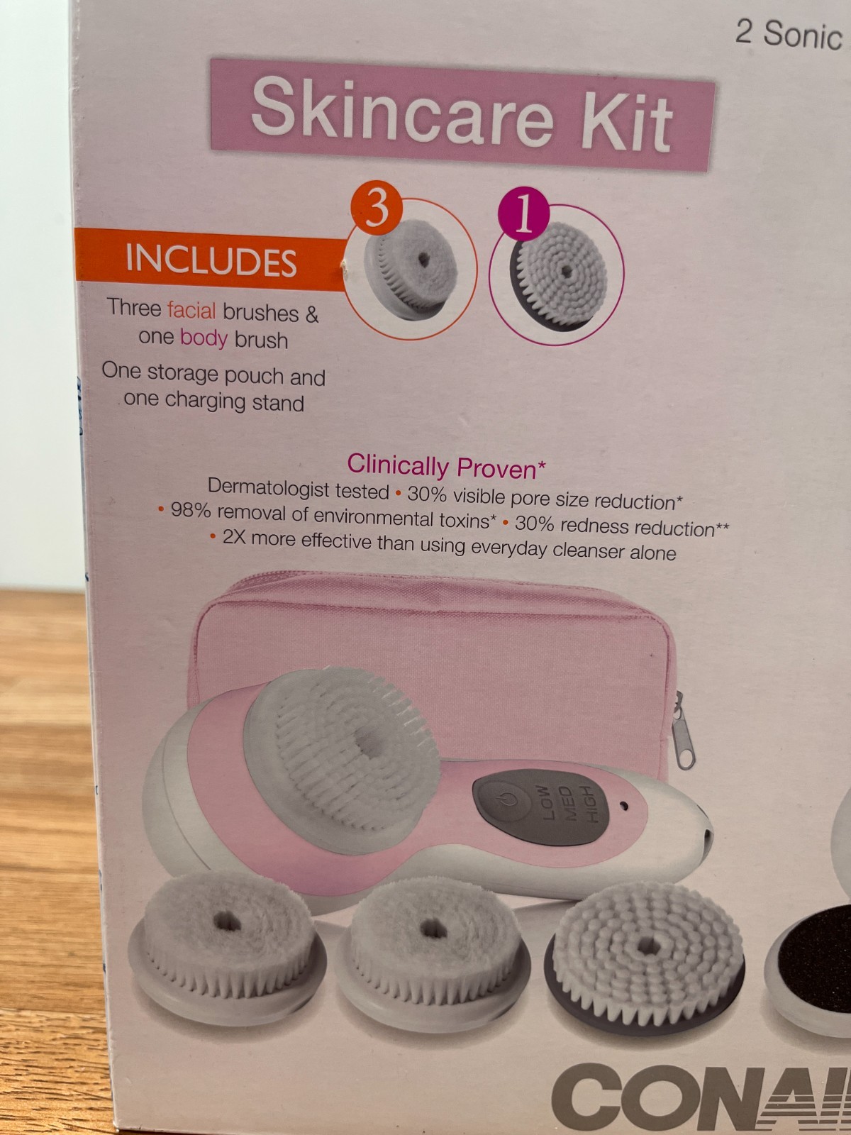 Conair True Glow Sonic Solutions Skincare Kit & Footcare Kit, Facial