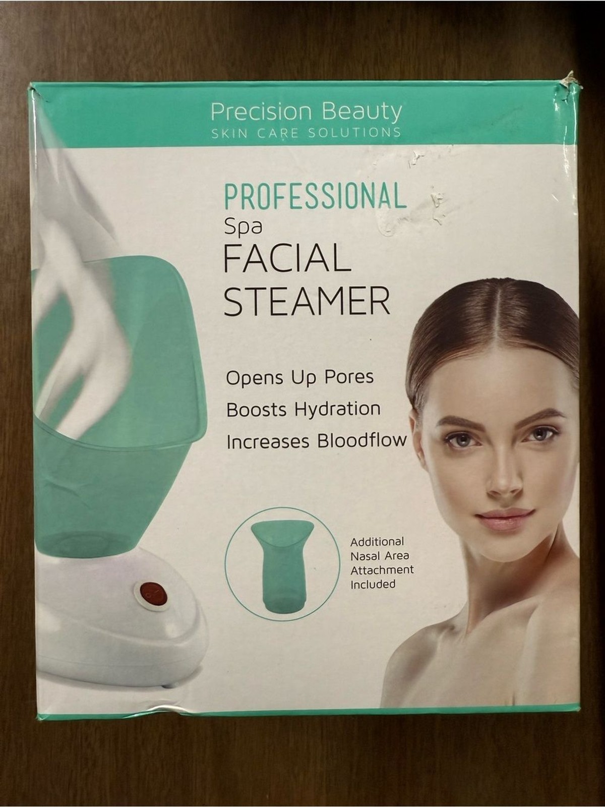 Precision Beauty Professional Facial Steamer – Mint/Turquoise