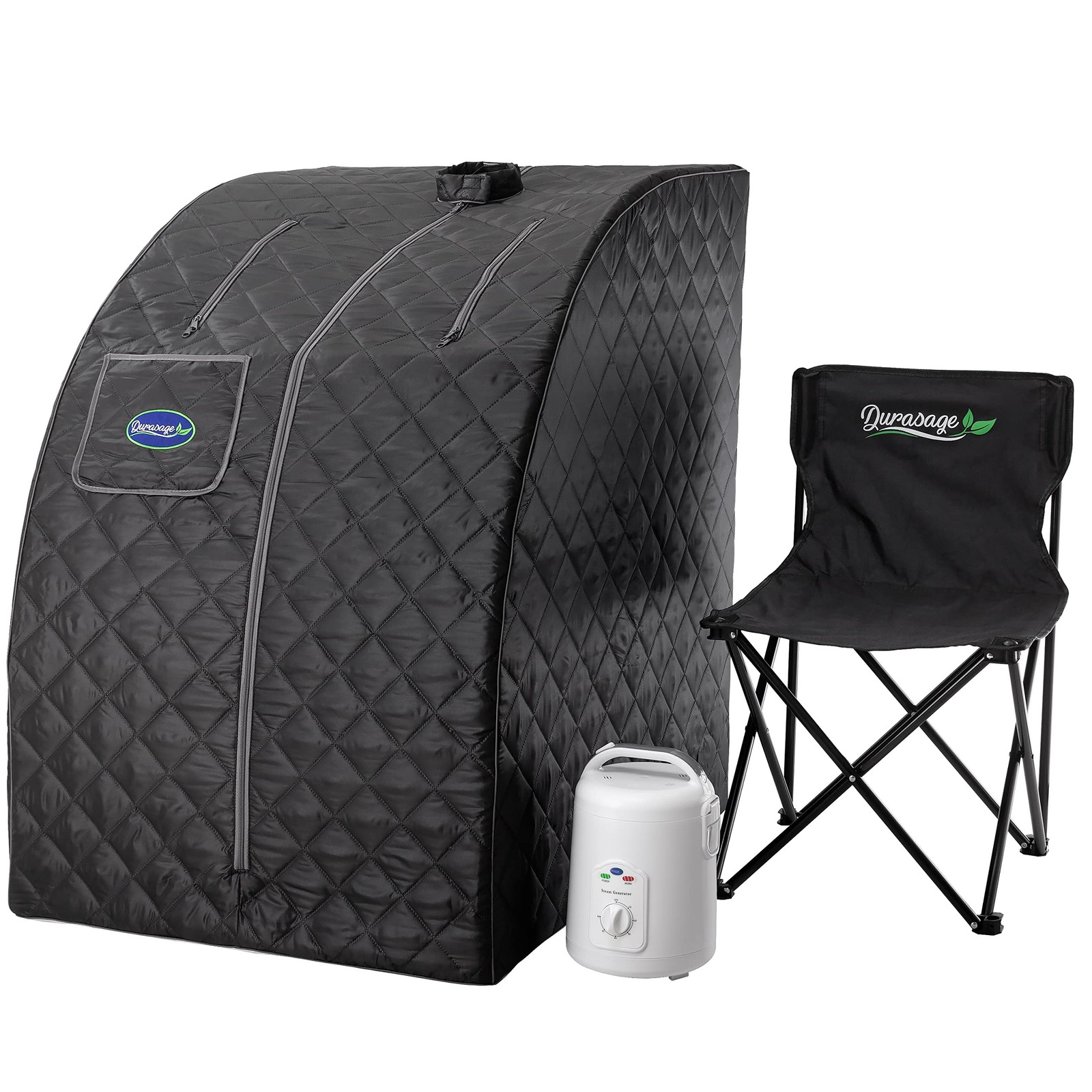 Durasage Portable Personal Steam Sauna Spa Home w/ Steamer Foldable