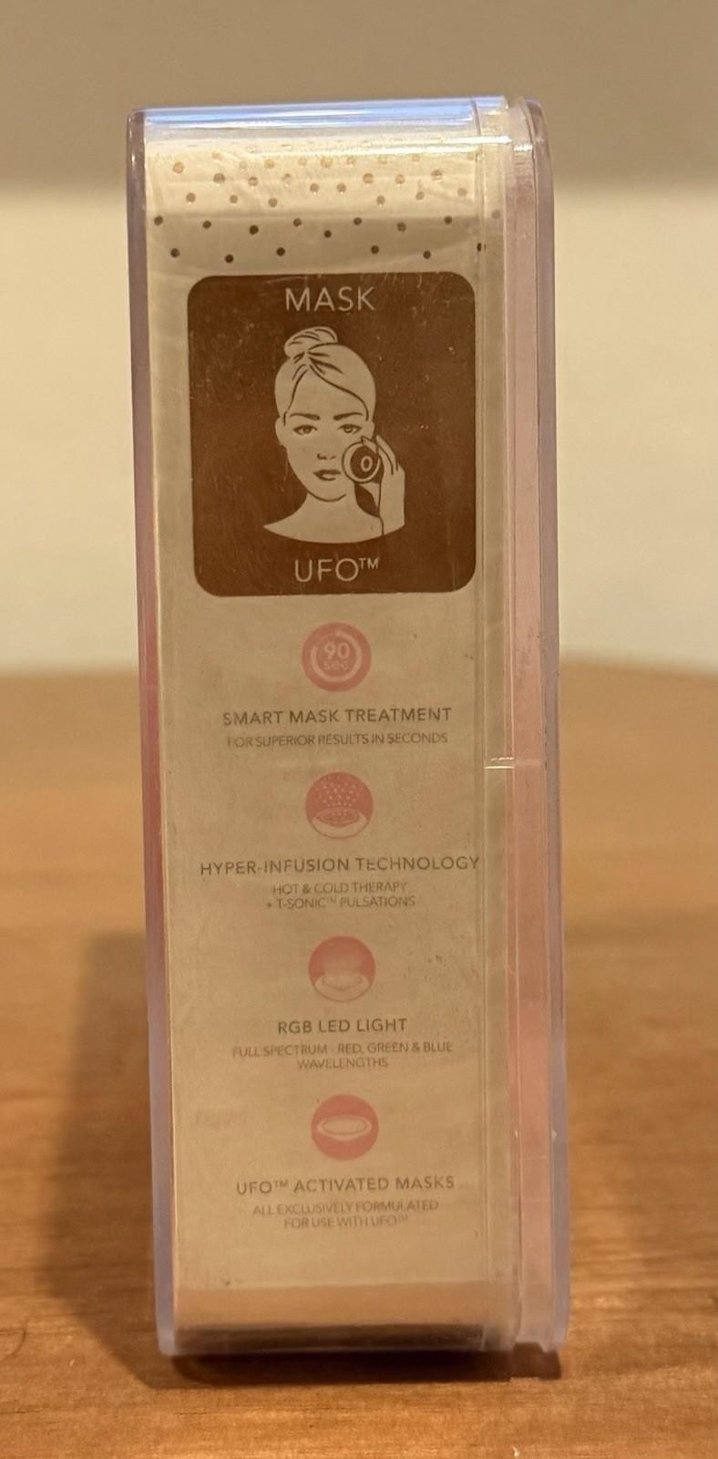 FOREO UFO Mini LED Thermo Smart Facial Mask-Pearl Pink-Mask included