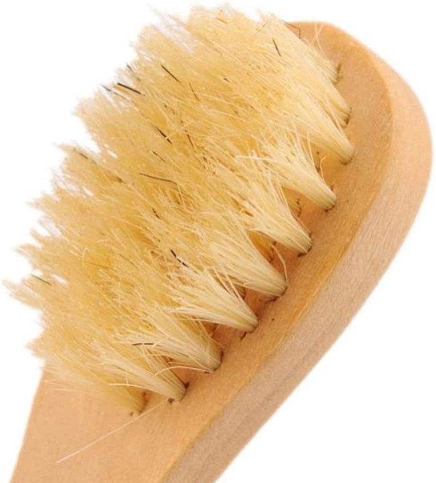 Natural Bristles Face Cleaning Brush Exfoliating Skin Care Pack of 2
