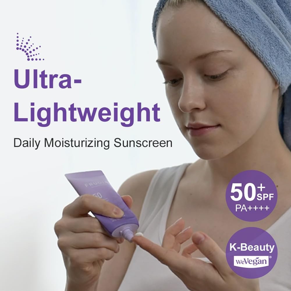 FRUDIA Blueberry Hydrating Air Fit Sunscreen SPF 50 1.76 Fl Oz (Pack of 1)