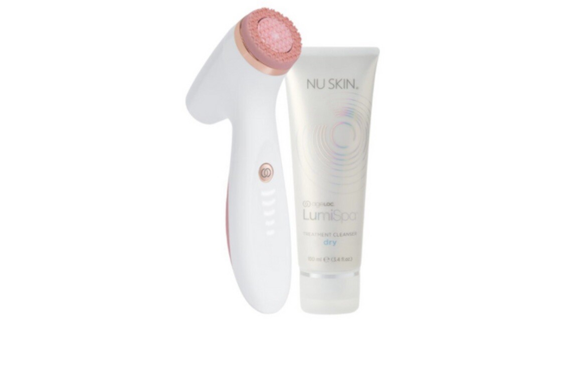 NuSkin ageLOC LumiSpa iO Rose Gold Facial Device with Normal Cleanser Nu Skin