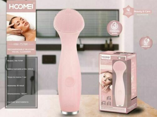 Rechargeable Silicone Electric Face Cleaning Brush HM-7578