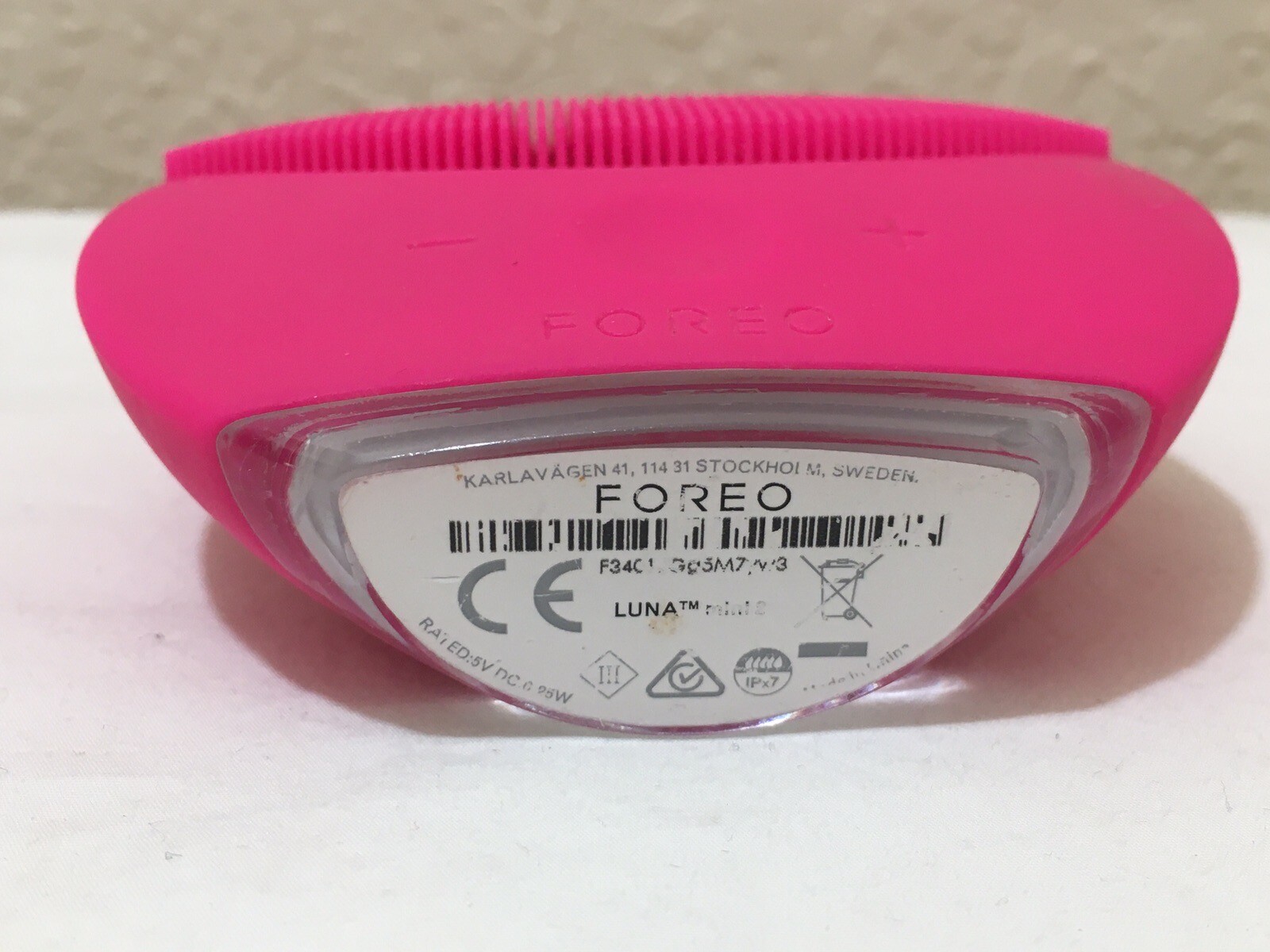 Foreo Luna Mini 2 T-Sonic Facial Cleansing Vibrating Brush Pink with Cable